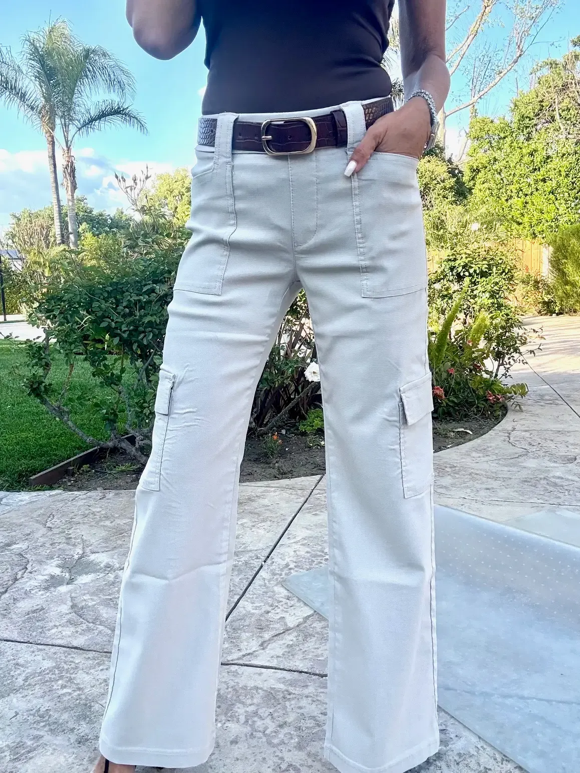 Bevy Flog - Randi Pant in Beige